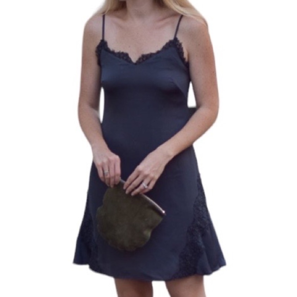Banana Republic Lace Trim Slip Dress